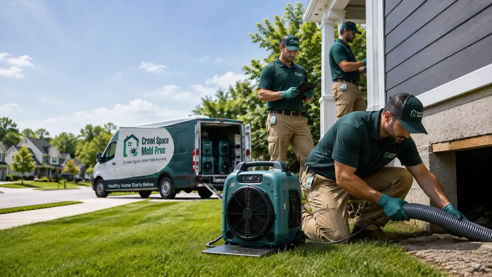 Crawl Space Mold Removal in Inkster, ND